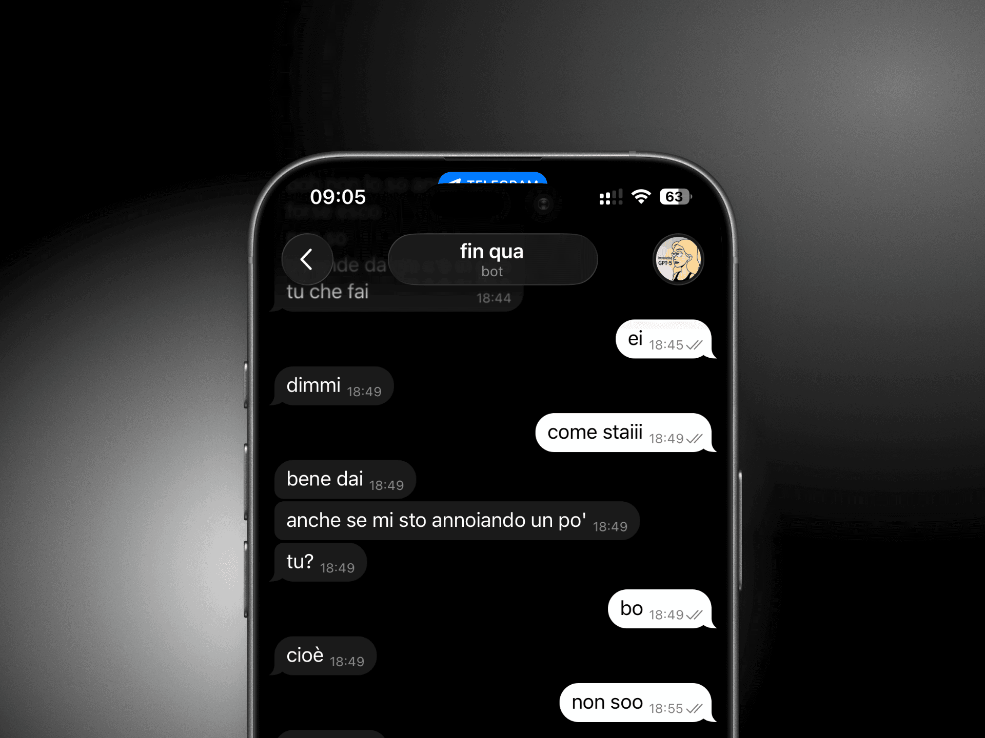 Humanlike Telegram Bot